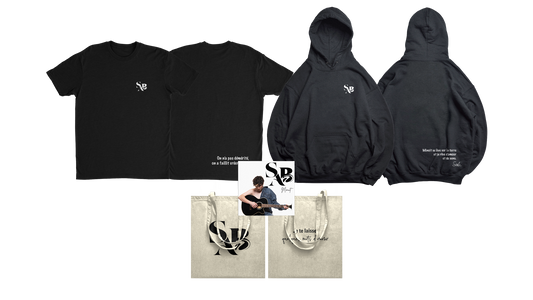 PACK FULL NOIR "CD DÉDICACÉ + SWEAT + T-SHIRT + TOTEBAG"  ­« MINUIT »